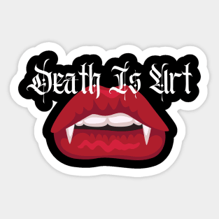 Vampire Kiss Sticker